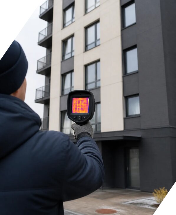 Тепловизионное обследование зданий в Кушве от 5133 р. | ЭкспертизаРоссия